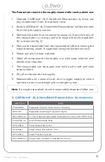 Preview for 14 page of O-Two 01CV3000 User Manual