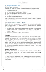 Preview for 8 page of O-Two 01EQ2000 User Manual