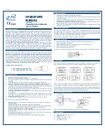 O-Two 01MN1000 Operator'S Manual предпросмотр