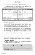 Preview for 49 page of O-Two e700 User Manual