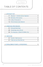 Preview for 2 page of O-Two Equinox II User Manual