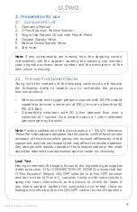 Preview for 9 page of O-Two Equinox Relieve User Manual