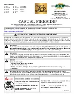 Предварительный просмотр 13 страницы O.W. Lee CASUAL FIRESIDE 51-02 Owner'S Manual And Operating Instructions