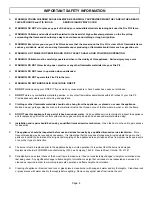 Preview for 4 page of O.W. Lee CASUAL FIRESIDE 51-09 Owner'S Manual And Operating Instructions