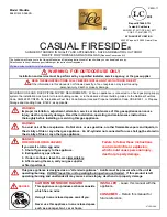 O.W. Lee CASUAL FIRESIDE BASSO 5150-36RDO Owner'S Manual preview