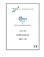 Preview for 1 page of O.Y.L. Technology AX1 LED User Manual