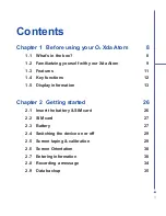 Preview for 1 page of O2 Xda Atom Getting Started