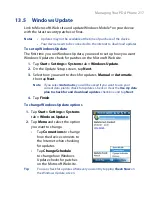 Предварительный просмотр 217 страницы O2 Xda Mantle User Manual