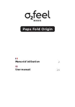 O2Feel Bikes Peps Fold Origin User Manual preview