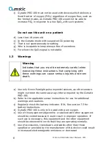 Preview for 4 page of O2matic OMC PC-100 User Manual