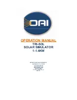 OAI TRI-SOL Operation Manual preview