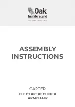 Oak furnitureland CARTER Assembly Instructions Manual предпросмотр