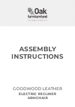 Preview for 10 page of Oak furnitureland GOODWOOD FABRIC Assembly Instructions Manual