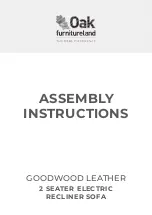 Preview for 13 page of Oak furnitureland GOODWOOD FABRIC Assembly Instructions Manual