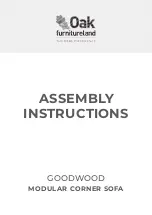 Preview for 19 page of Oak furnitureland GOODWOOD FABRIC Assembly Instructions Manual