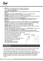 Предварительный просмотр 3 страницы Oak Plus EF-2050FU User Instruction