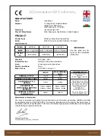 Preview for 4 page of Oak Stoves ZETA10L, ZETA10P, ZETA10C Operation & Installation Manual