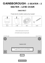 Preview for 2 page of OAK GAINSBOROUGH Assembly Instructions Manual