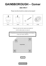 Preview for 14 page of OAK GAINSBOROUGH Assembly Instructions Manual