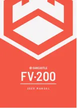 Preview for 1 page of Oakcastle FV200 User Manual