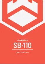 Preview for 1 page of Oakcastle SB-110 User Manual