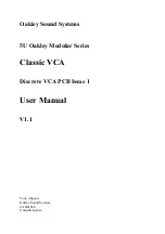 Preview for 1 page of Oakley Classic VCA User Manual