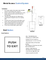 Предварительный просмотр 4 страницы Oaks Smart Access Control System Installation Manual