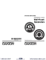 Oakton 03316-70 Operating Instructions Manual preview