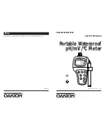 Oakton 35618 Series Operating Instructions Manual предпросмотр