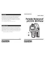 Oakton 35631-00 Operating Instructions Manual preview