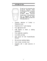 Предварительный просмотр 6 страницы Oakton Temp-16 Instruction Manual