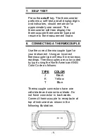 Предварительный просмотр 11 страницы Oakton Type T Instruction Manual