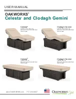 OAKWORKS Spa Celesta User Manual предпросмотр