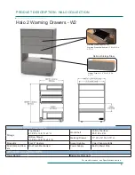 Preview for 9 page of OAKWORKS Spa Halo 1 Warming Drawer W1 User Manual