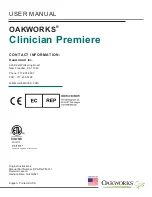 Preview for 28 page of OAKWORKS Clinician Premiere User Manual