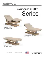 OAKWORKS PerformaLift Series User Manual preview