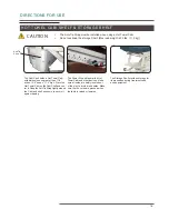 Preview for 19 page of OAKWORKS ProLuxe Electric Salon Top User Manual