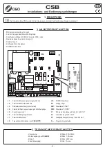 Предварительный просмотр 40 страницы O&O CSB-BR Installation And Operation Manual