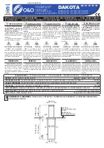 O&O DAKOTA DK 210-500 Installation, Use And Maintenance Manual preview