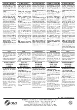 Preview for 6 page of O&O ZERO14-24V Installation, Use And Maintenance Manual