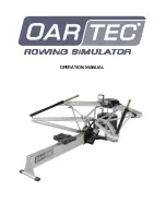OARTEC Rowing Simulator Operation Manual preview