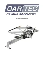 Preview for 1 page of OARTEC Rowing Simulator Operation Manual