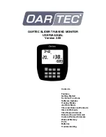 OARTEC TRAINING MONITOR User Manual preview