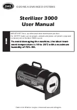 OAS Sterilizer 3000 User Manual предпросмотр