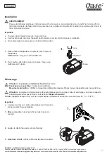 Preview for 11 page of Oase 280 Operating Instructions Manual