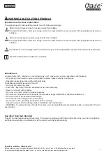 Preview for 3 page of Oase 320 Operating Instructions Manual