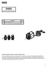 Preview for 2 page of Oase 525 Operating Instructions Manual