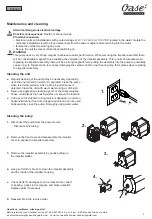 Preview for 5 page of Oase 525 Operating Instructions Manual