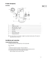 Предварительный просмотр 11 страницы Oase 57767 Commissioning