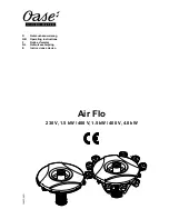 Preview for 1 page of Oase Air Flo Operating Instructions Manual